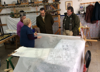 La Virgen de las Lágrimas estrenará el palio bordado al completo