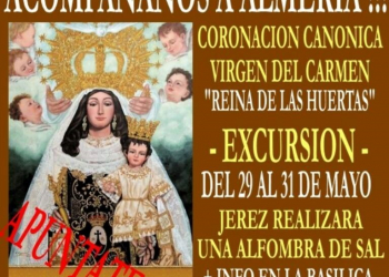 Peregrinación a Almería con motivo de la Coronación de la Virgen del Carmen