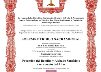 Cultos Sacramentales en la Hermandad de la Candelaria