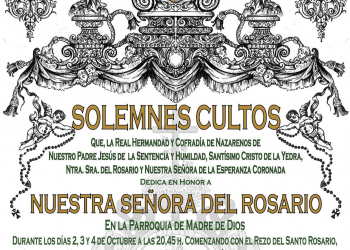 Triduo a la Virgen del Rosario de la Yedra