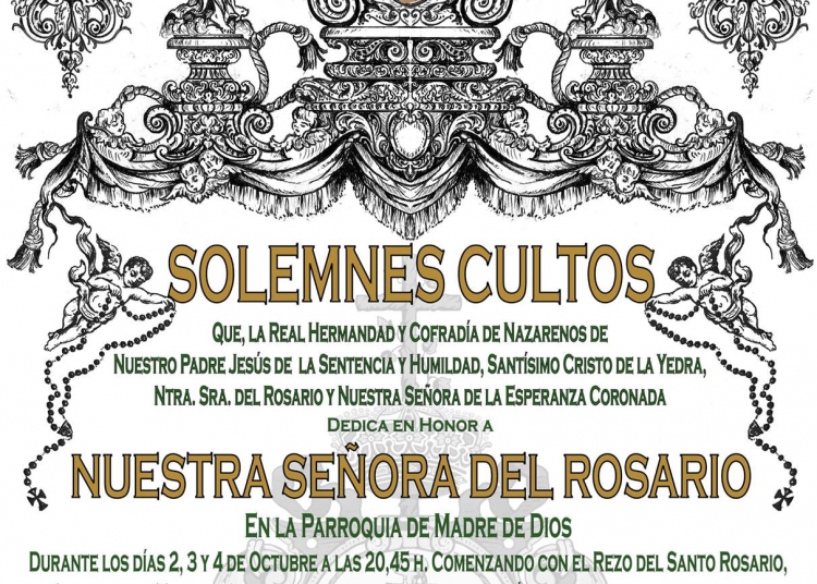 Triduo a la Virgen del Rosario de la Yedra