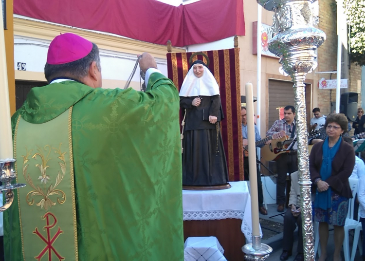 Bendecida la imagen de Santa María de la Purísima de la Cruz