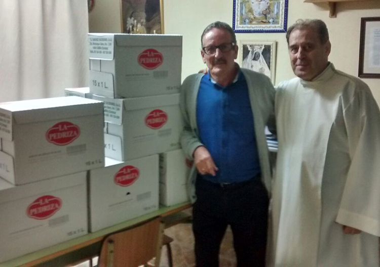La bolsa de caridad San Francisco y San Bruno colabora con Cáritas Parroquial del Corpus Christi