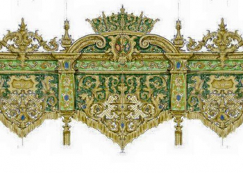 Los Hermanos de la Clemencia aprueban el boceto de Pedro Palenciano para los bordados del palio de Salud y Esperanza