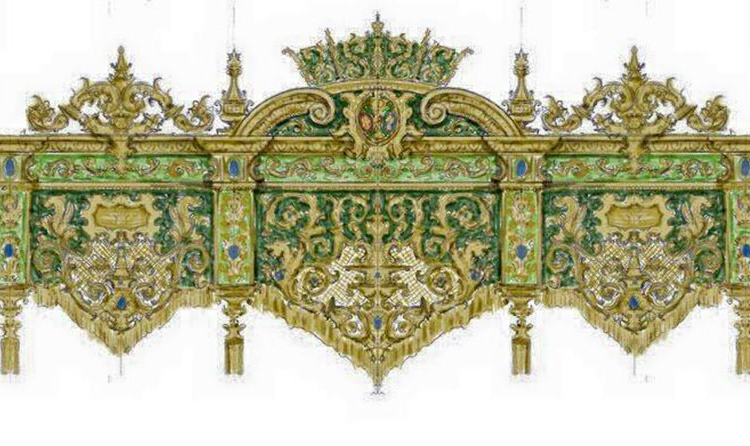 Los Hermanos de la Clemencia aprueban el boceto de Pedro Palenciano para los bordados del palio de Salud y Esperanza