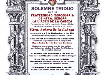 Cultos en honor de Nuestra Señora de la Cabeza