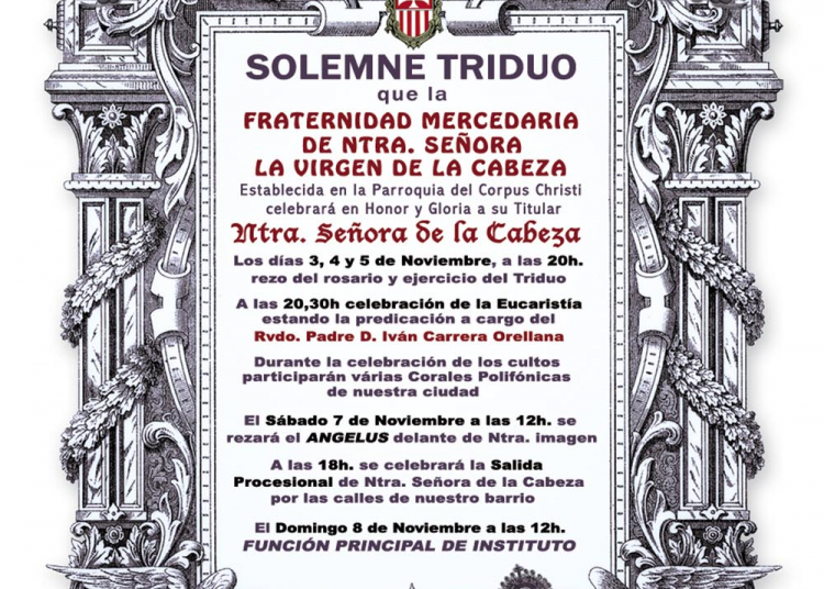 Cultos en honor de Nuestra Señora de la Cabeza