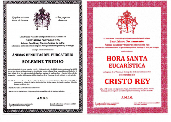 Triduo de Ánimas en la Sacramental de Santiago