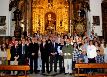 Encuentro institucional con las sevillanas hermandades de la Amargura, el Gran Poder y la Soledad de San Lorenzo