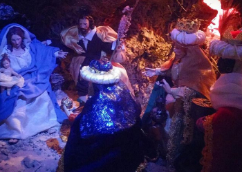 Inauguración del Nacimiento de la Casa de Hermandad de la Divina Pastora de San Dionisio