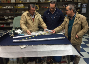 Nuevos varales para el paso de palio de la Virgen de las Lágrimas