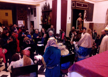Los Reyes Magos visitaron la Capilla de los Desamparados