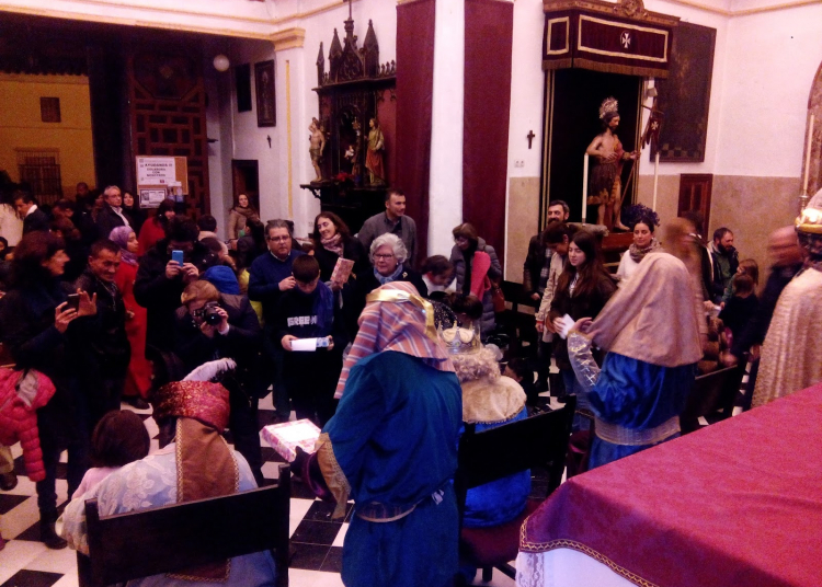 Los Reyes Magos visitaron la Capilla de los Desamparados