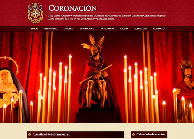 La Hermandad de la Coronación estrena página web