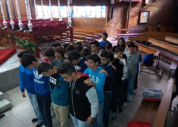 Procesión del Patriarca San José dese la parroquia de Fátima