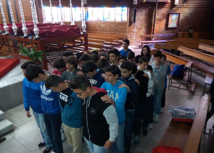 Procesión del Patriarca San José dese la parroquia de Fátima