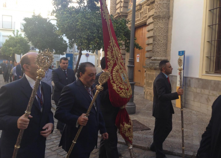 La hermandad del Desconsuelo peregrinó a Santo Domingo para ganar la indulgencia plenaria del Jubileo Dominico