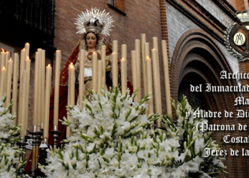 Salida procesional de Nuestra Señora del Rosario