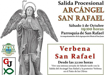 Salida procesional del Arcángel San Rafael