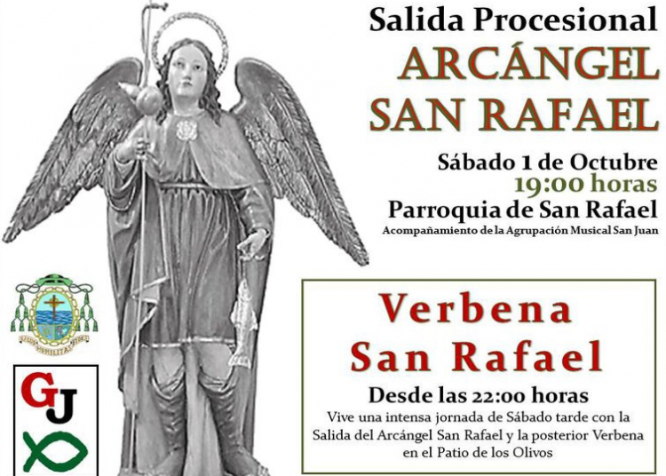 Salida procesional del Arcángel San Rafael