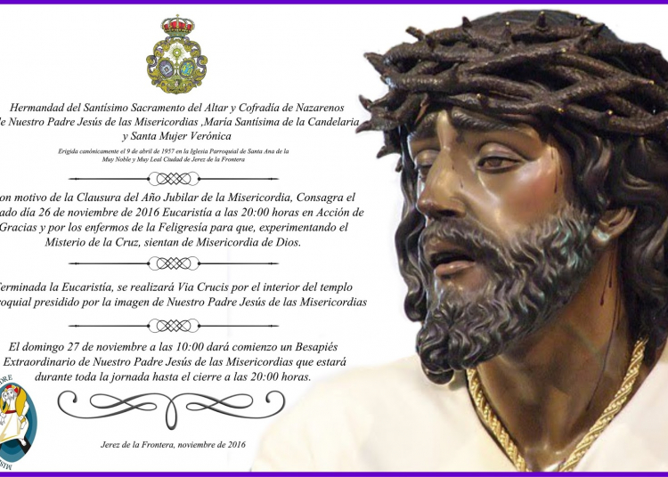 Clausura del Año Jubilar de la Misericordia en Santa Ana