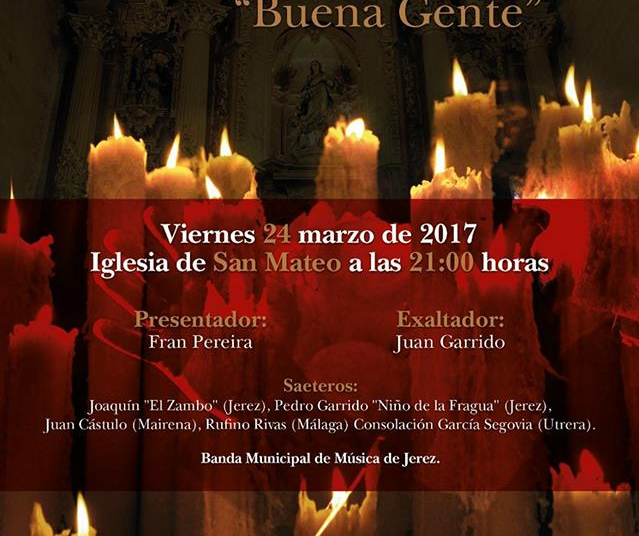 San Mateo acoge hoy la «XXIX Exaltación de la Saeta»