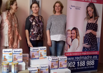 La bolsa de caridad de la Defensión colabora con la parroquia de la Granja y a RedMadre