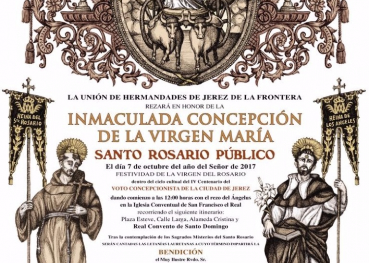 Santo Rosario Público con motivo del del IV Centenario del Voto Inmaculista