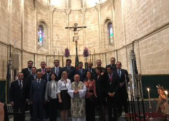 Marisa Palomares Sáez tomo posesión ayer como Hermana Mayor de la Vera Cruz