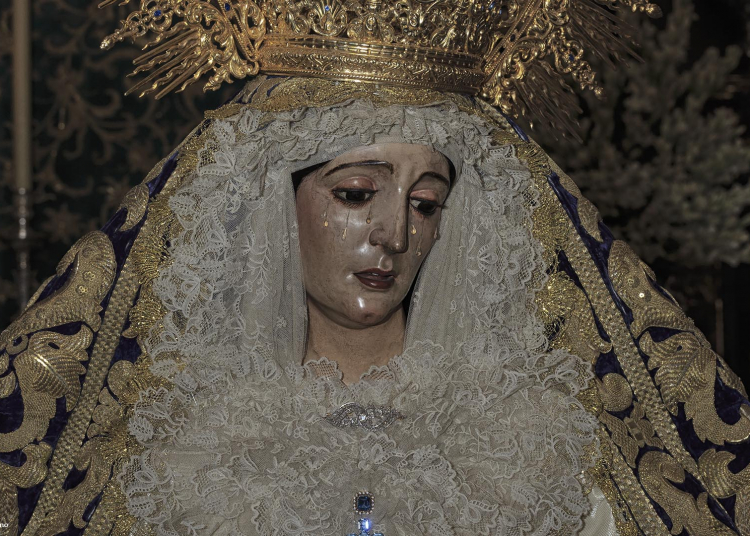 Presentado el cartel anunciador de la salida extraordinaria de la Virgen de la Amargura