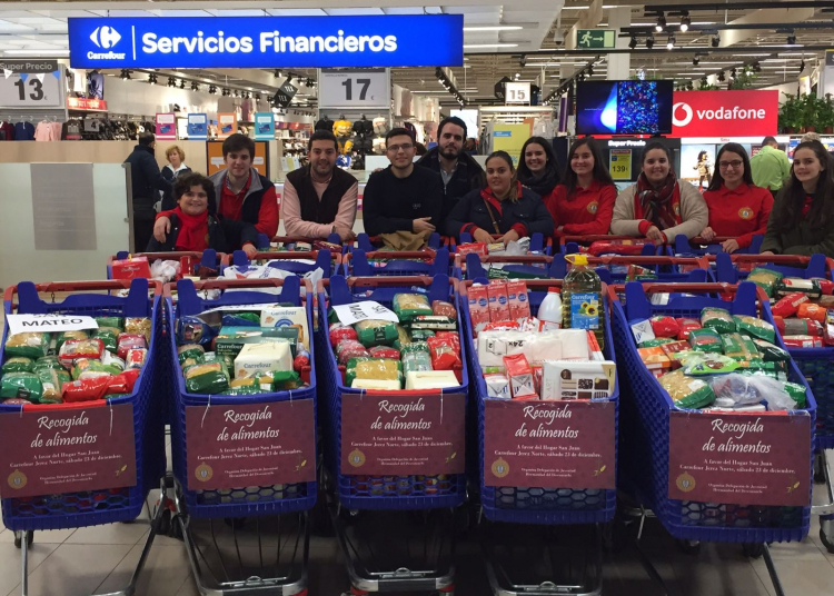 Campaña de recogida de alimentos de la Hermandad del Desconsuelo