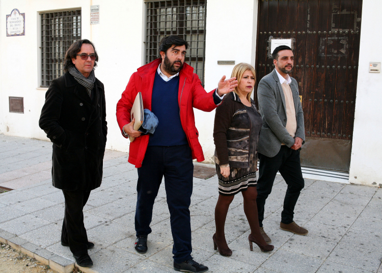 La Alcaldesa visita las obras de la Ermita de San Telmo