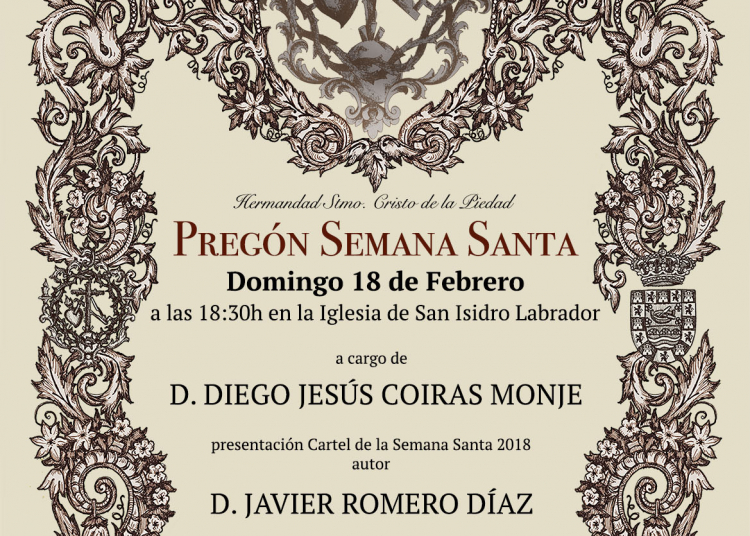 Pregón de la Semana Santa 2018 en la Barca de la Florida
