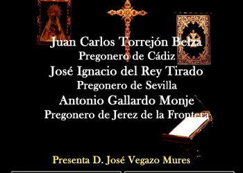 Encuentro de los pregoneros de Cádiz, Sevilla y Jerez en la Capilla del Calvario