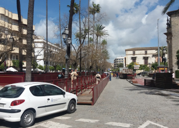 Comienza la fase final del montaje de los palcos