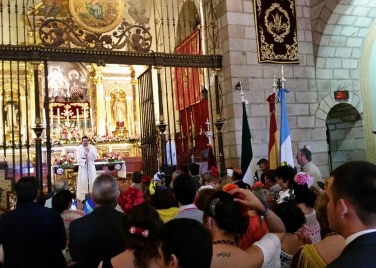 Los romeros jerezanos se presentarán hoy ante la Virgen de la Cabeza