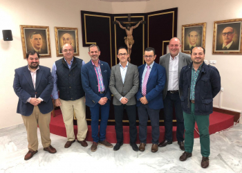 Las hermandades de las jornadas del Lunes y Martes Santo recibieron a la Sed y la Salud de San Rafael