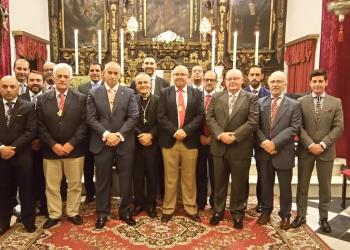 Francisco Javier Román tomó posesión como hermano mayor de la Coronación de Espinas