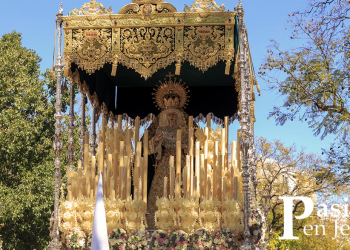 Cambio musical tras el palio de María Santísima de la Salud y Esperanza