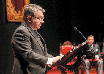 El pregonero da a conocer las marchas que sonarán en el Pregón de la Semana Santa 2019