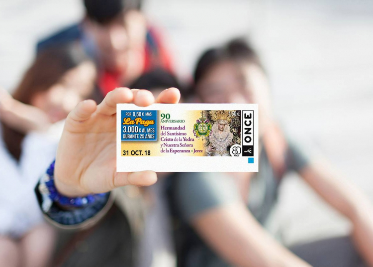 Presentado el cupón de la ONCE dedicado a la Esperanza de la Yedra