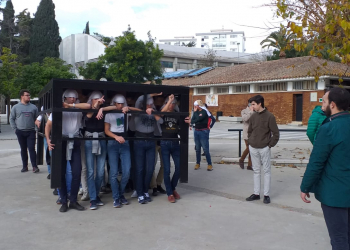 Ayer tuvo lugar la «igualá» y el ensayo de la cuadrilla que portará al Beato José Guillermo Chaminade