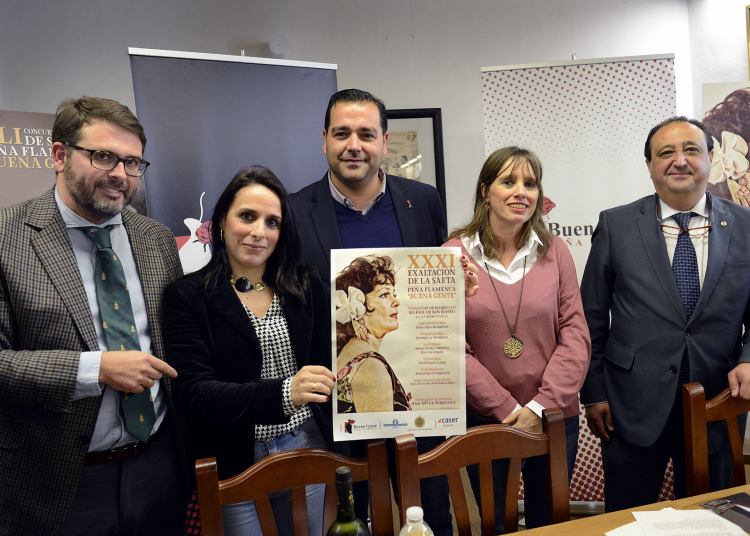 Presentado la XXXI Exaltación de la Saeta y el XLI Concurso Nacional de Saetas de la Peña Flamenca Buena Gente