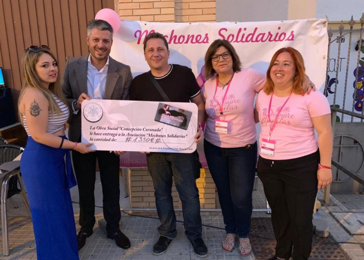 La Exaltación dona 1350 euros a «Mechones Solidarios»