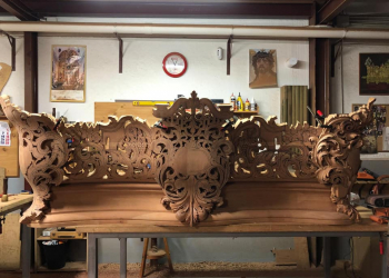 Avanzan las labores en la talla del paso de Bondad y Misericordia