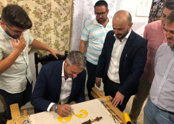 Empieza a tomar forma el paso de palio de la Virgen de la Concepción Coronada