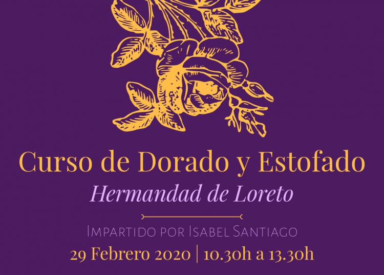 El Loreto organiza un curso de iniciación al dorado y estofado de madera policromada