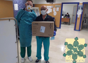 «Mascarillas de Paz» entrega 1200 mascarillas al Hospital de Jerez