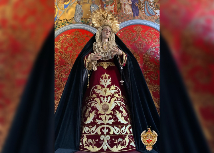 María Santísima de las Mercedes de luto por las más de 25.000 víctimas de la pandemia del coronavirus
