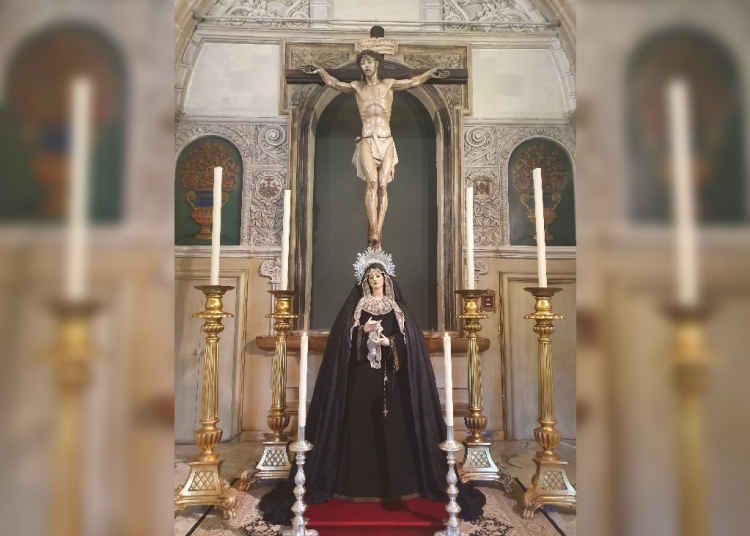 María Santísima del Perpetuo Socorro de luto por las víctimas del Covid-19